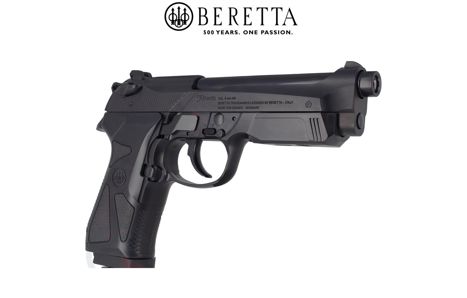 Pistolet à gaz Beretta 90 Two CO2 à billes (1.8 joule) - Airsoft